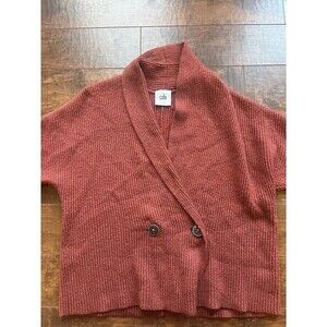 Cabi Rosewood Button wrap Sweater Womens Size Small